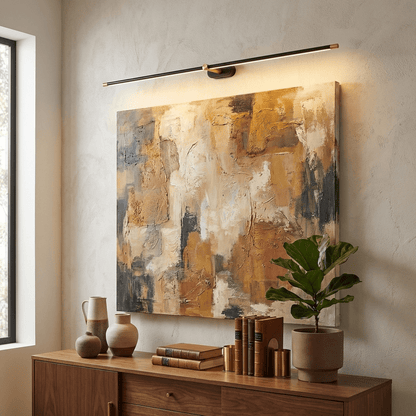 Draadloze lineaire ledwandlamp
