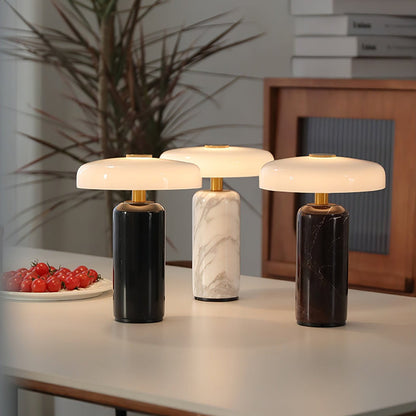 Vestara art-deco marmeren tafellamp