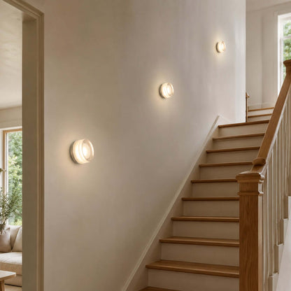 Ronde gekleurde wandlamp