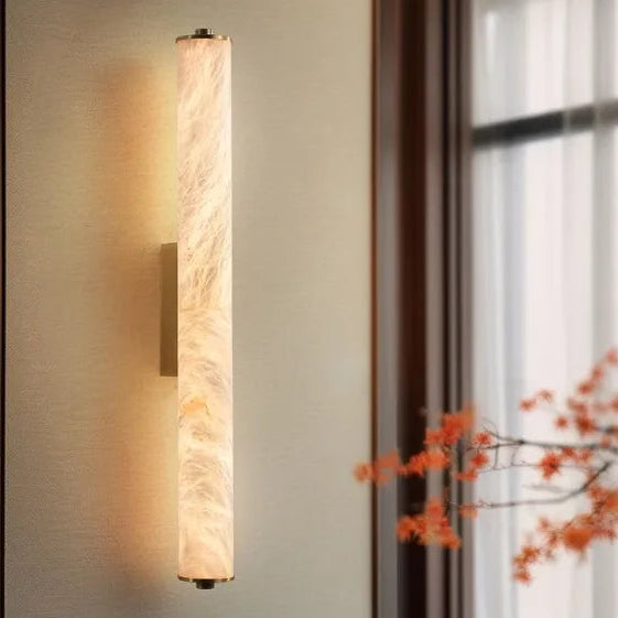 Alvenia minimalistische marmeren led-wandlamp