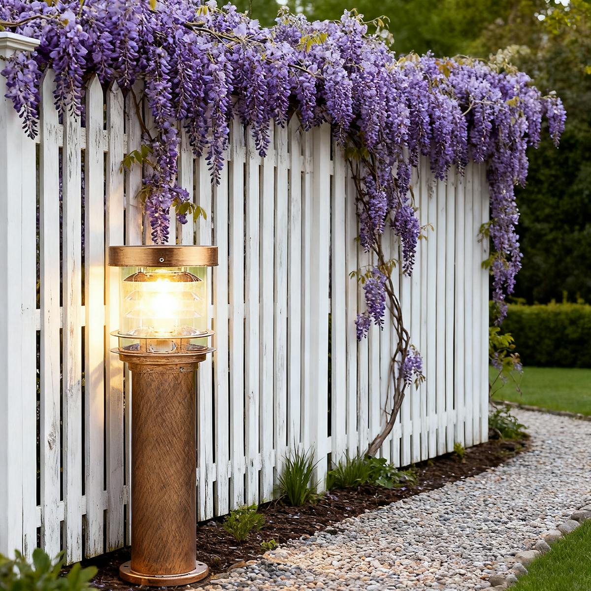 Velmora moderne aluminium tuinpaallamp