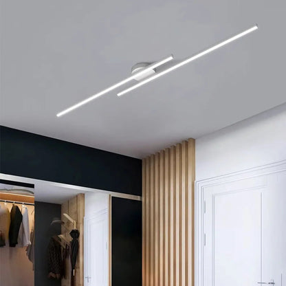 Linivo minimalistische aluminium led-plafondlamp voor lichtstrips