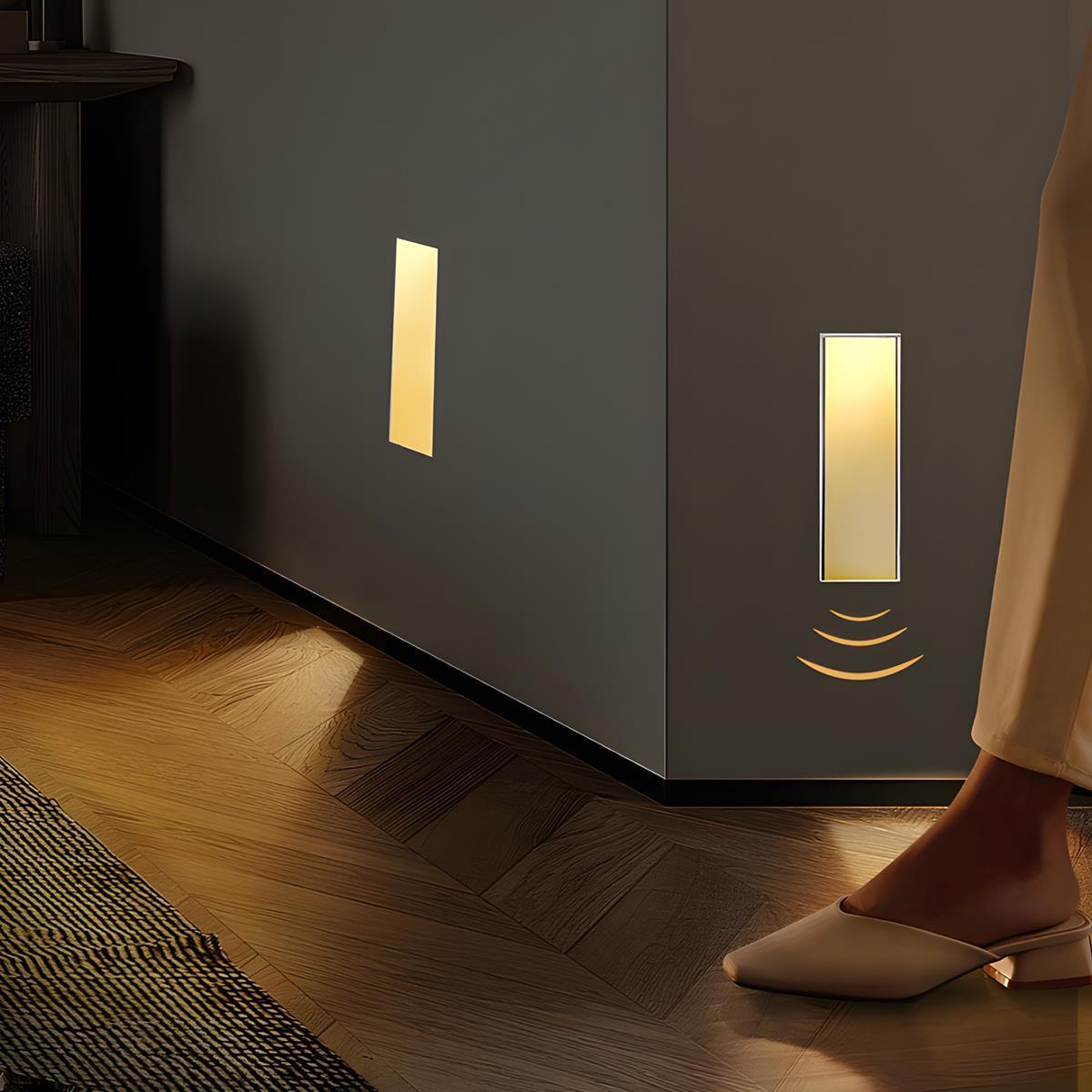 Nichelle minimalistische aluminium inbouwtrapverlichting
