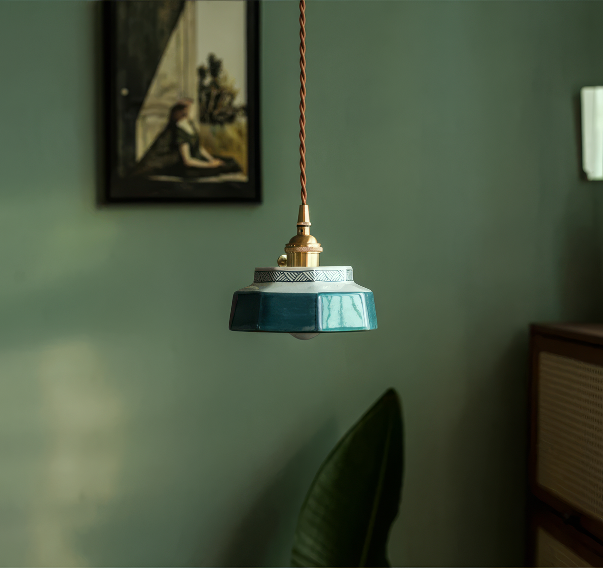 Quendra Scandinavische keramische hanglamp