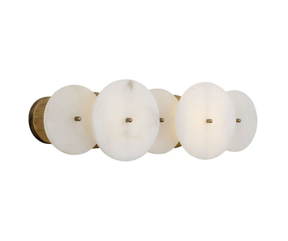 Lunavey moderne albasten schijf-wandlamp