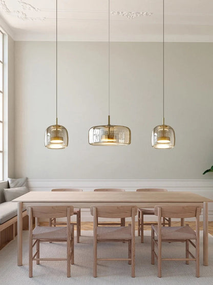Lumira Nordic hanglamp van getint glas