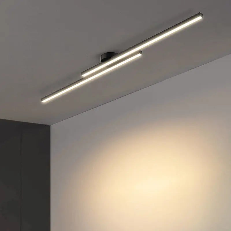 Linivo minimalistische aluminium led-plafondlamp voor lichtstrips