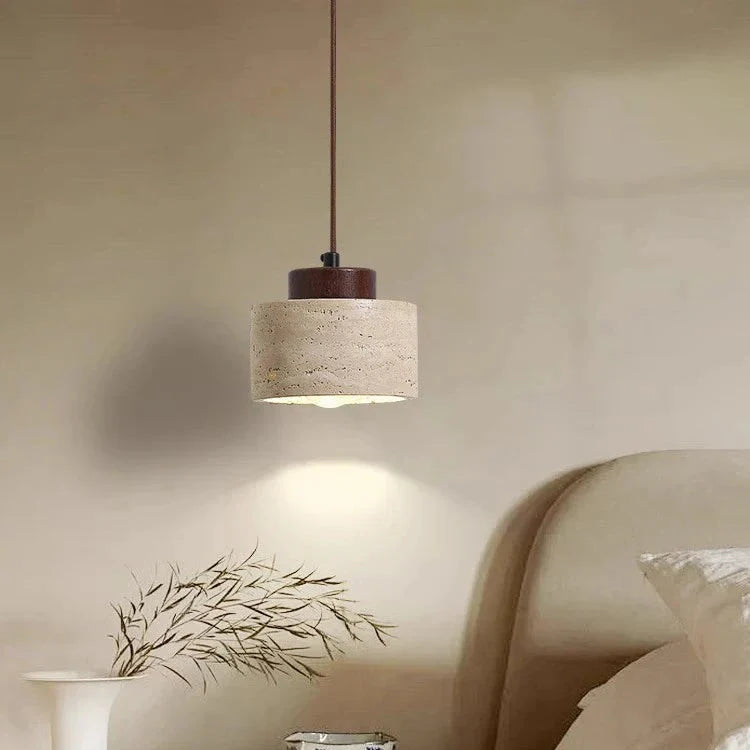 Nordvik Nordic hanglamp van travertijn