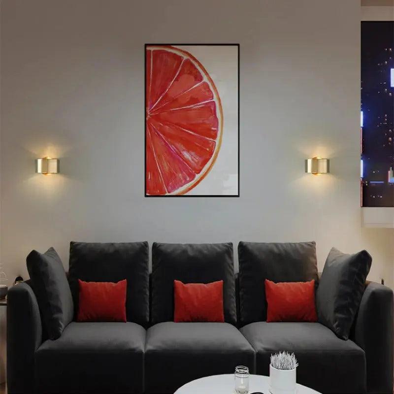 Kelvora minimalistische metalen wandlamp