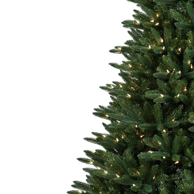 Caldewyn Classic PE/PVC 7.5ft voorverlichte kerstboom