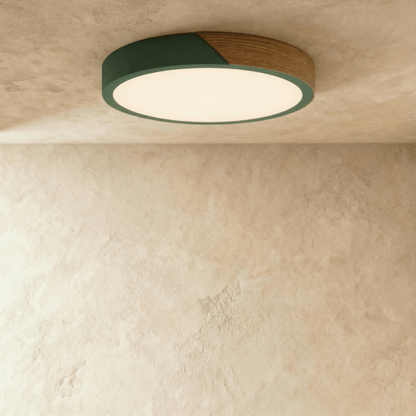 Scandinavische plafondlamp van hout van Rosvella