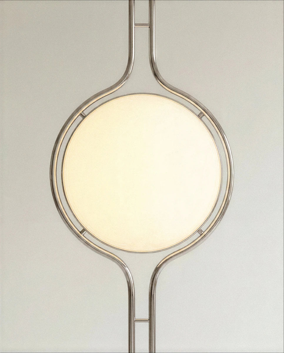 Pelvaro metalen lamp van vloer tot plafond in mid-century-stijl