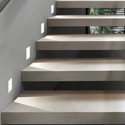 Nichelle minimalistische aluminium inbouwtrapverlichting