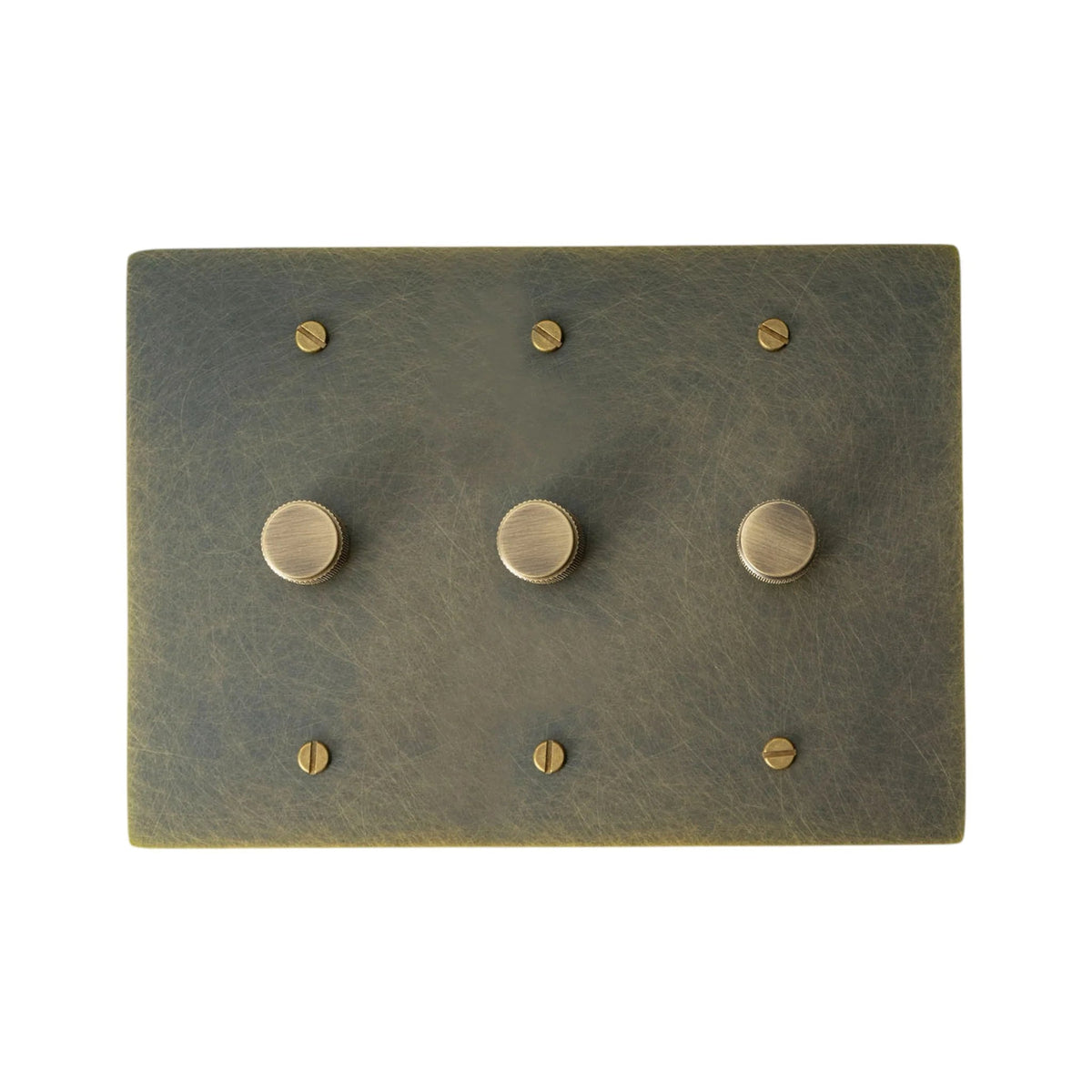 Faylore Vintage messingkleurige 3-voudige draaidimmer