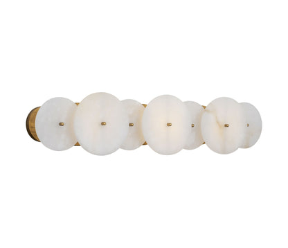 Lunavey moderne albasten schijf-wandlamp