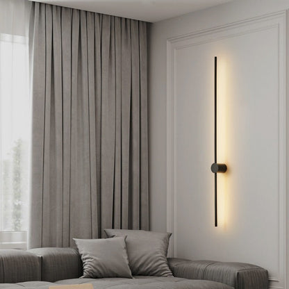 Lineaire LED-wandlamp in staafvorm