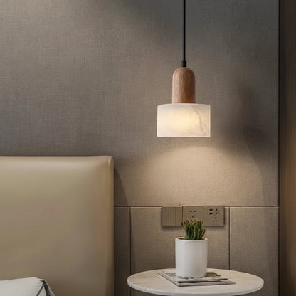 Sarelle Japandi Jade-marmeren hanglamp