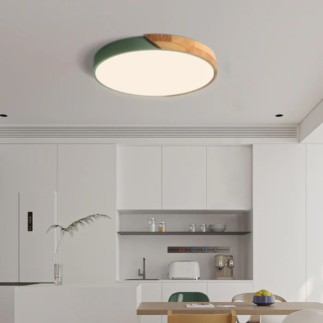 Skalvi Scandinavische houten plafondlamp
