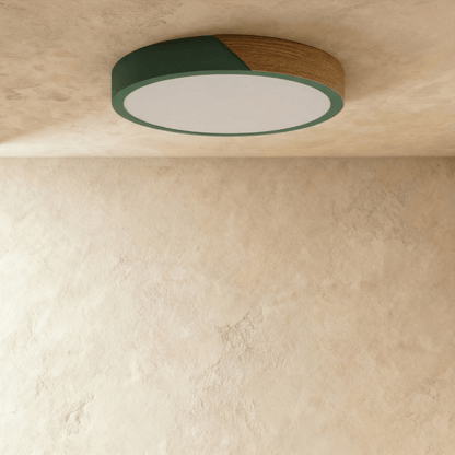 Scandinavische plafondlamp van hout van Rosvella