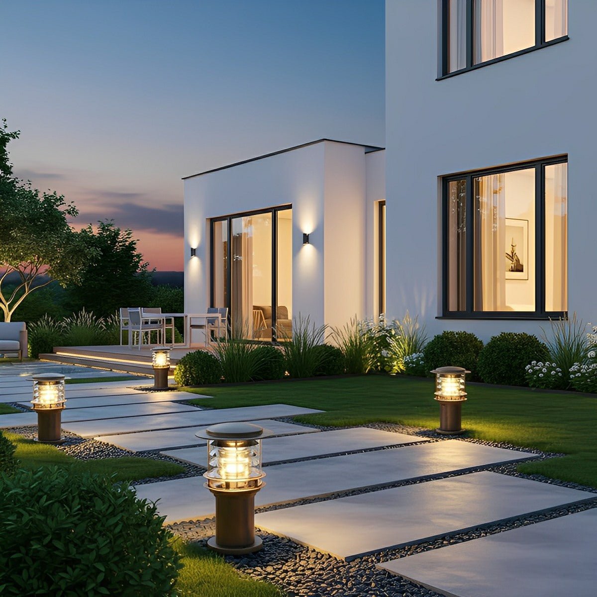 Velmora moderne aluminium tuinpaallamp