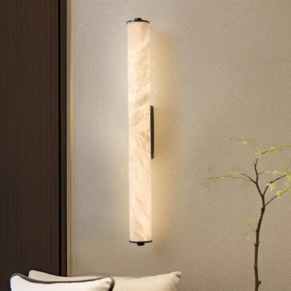 Alvenia minimalistische marmeren led-wandlamp