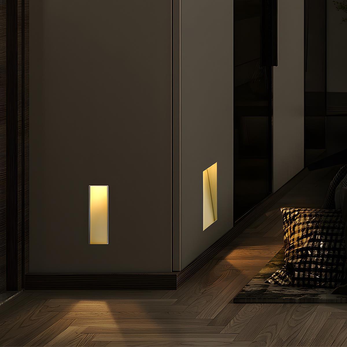 Nichelle minimalistische aluminium inbouwtrapverlichting