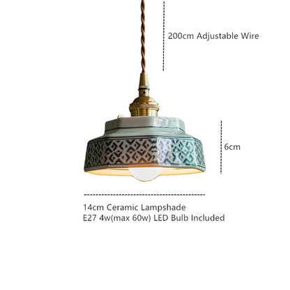 Quendra Scandinavische keramische hanglamp