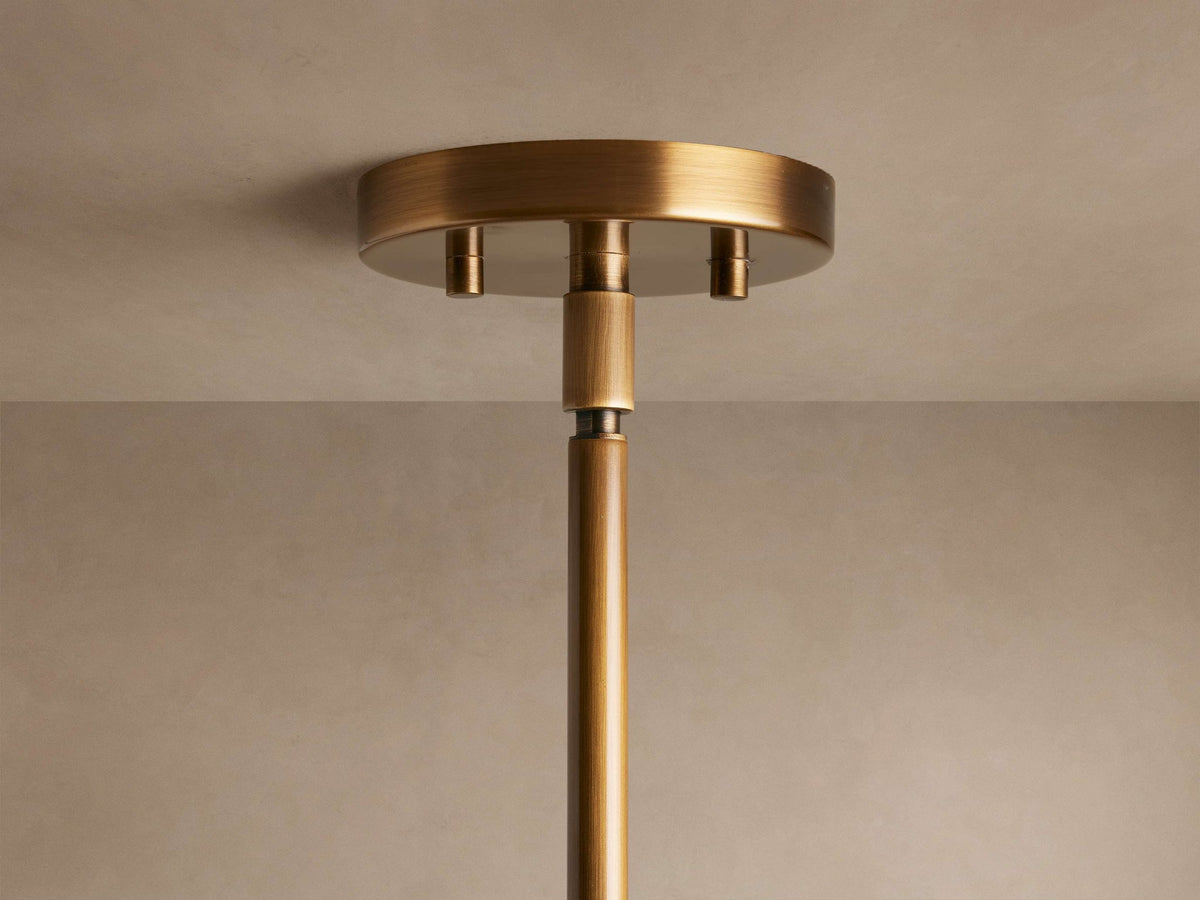Hanglamp van dubbel koepelglas