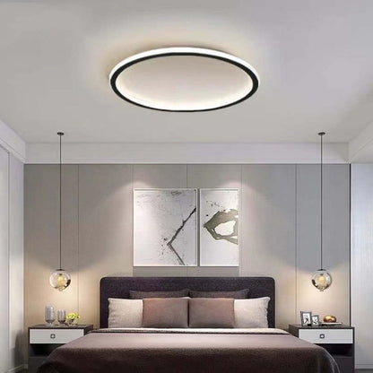 Ronde, vlakke ledlamp van acryl