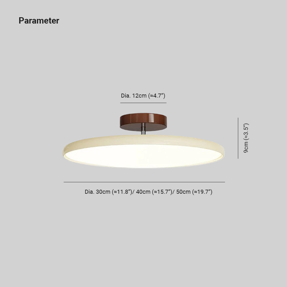 Verstelbare vlakke plafondlamp van acryl