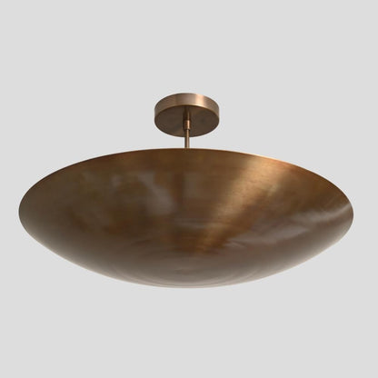 Domavell Midcentury koperen koepelkroonluchter