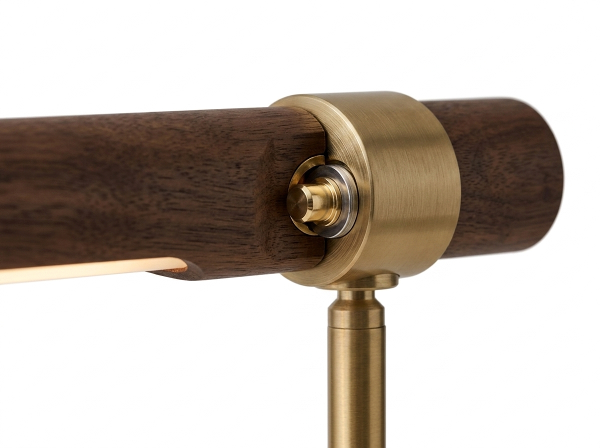 Pravena mid-century koperen tafellamp
