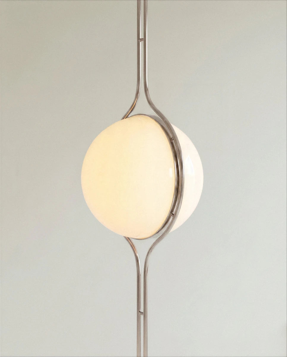 Pelvaro metalen lamp van vloer tot plafond in mid-century-stijl