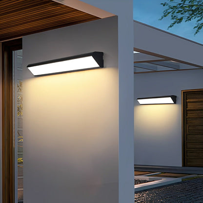 Tanvelle minimalistische lineaire aluminium wandlamp voor buitengebruik