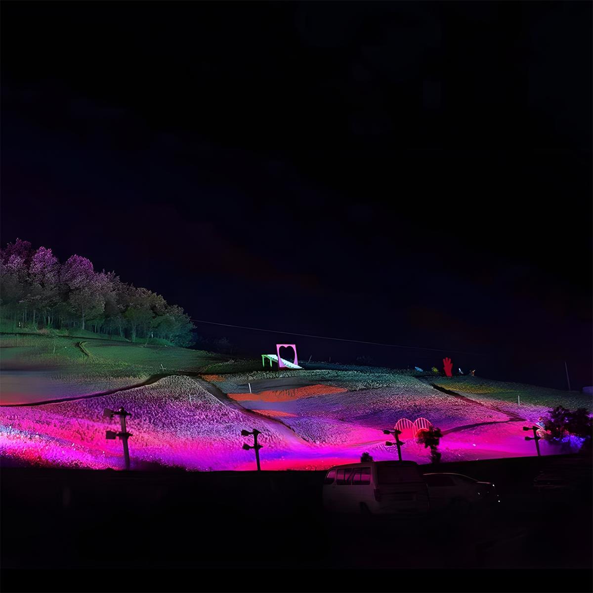 Chromara industriële aluminium RGB-landschapsspot