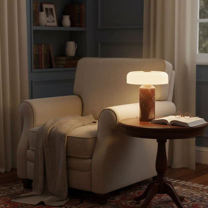 Vestara art-deco marmeren tafellamp