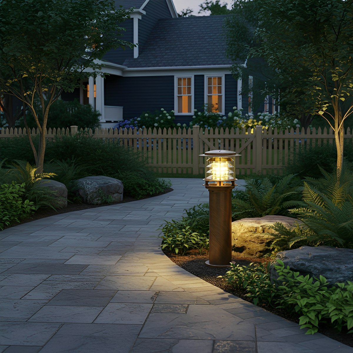 Velmora moderne aluminium tuinpaallamp