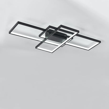 Quadris Bauhaus metalen rechthoekige plafondlamp