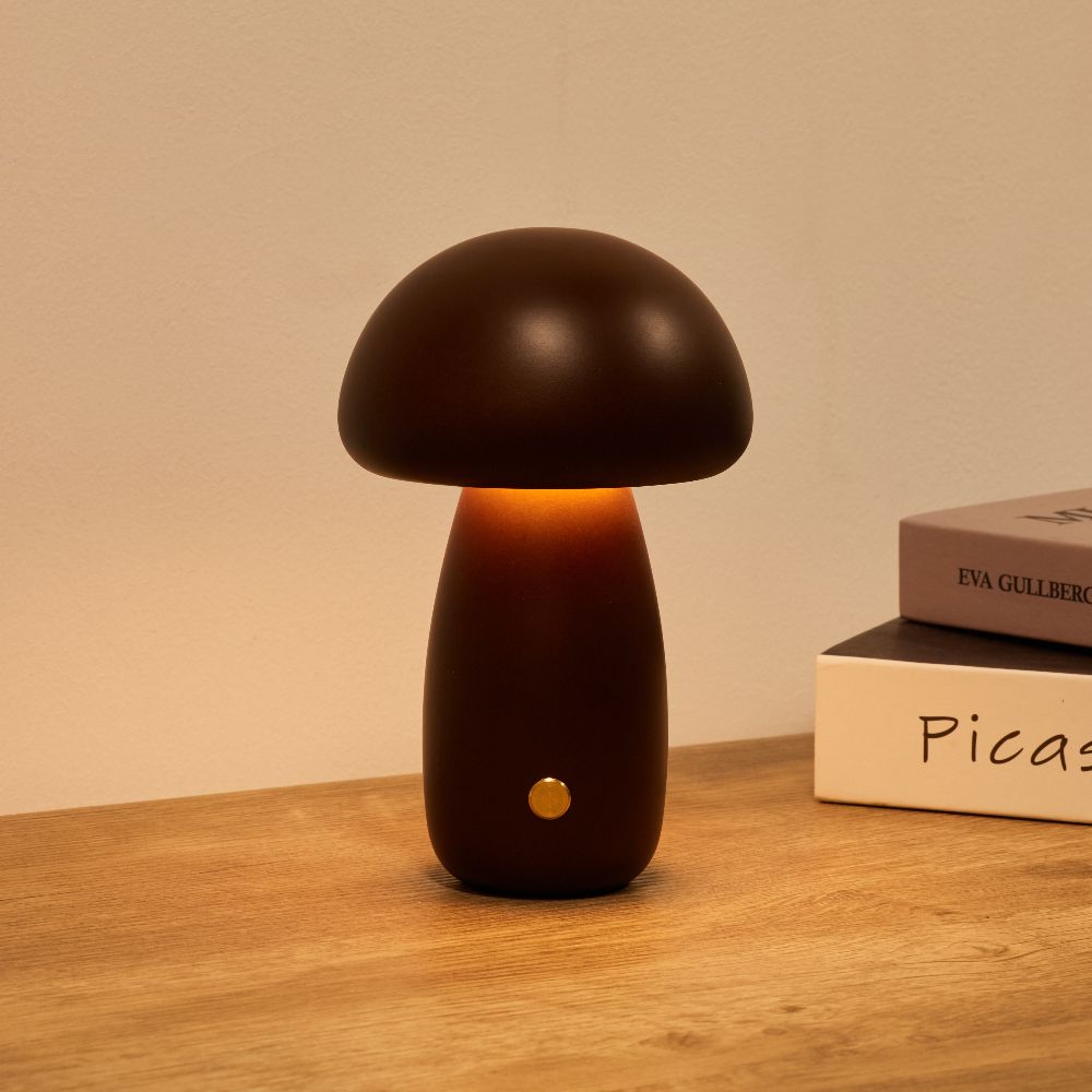 Fungara Scandinavische houten tafellamp