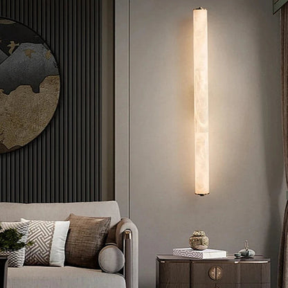 Alvenia minimalistische marmeren led-wandlamp