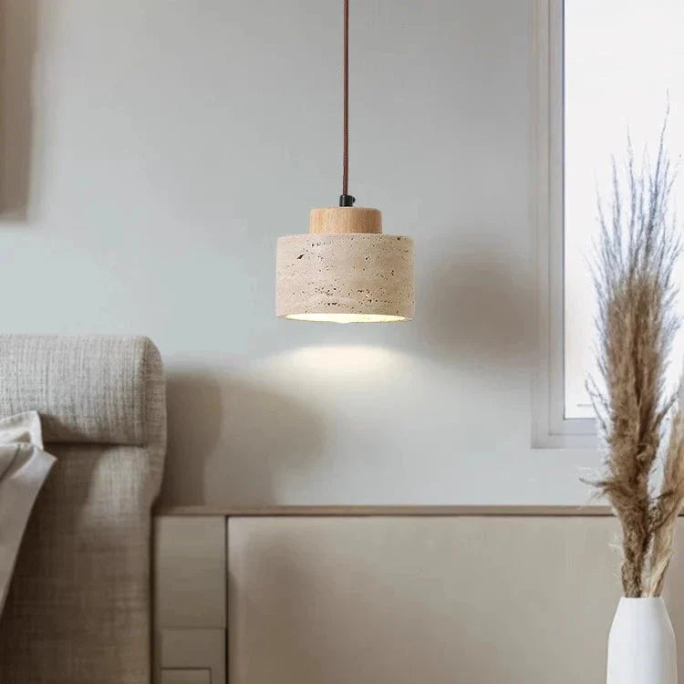Nordvik Nordic hanglamp van travertijn