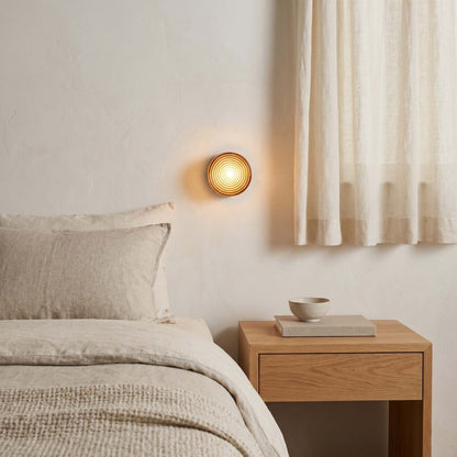 Ronde gekleurde wandlamp