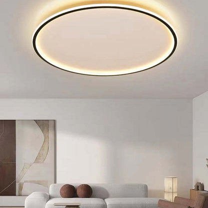 Ronde, vlakke ledlamp van acryl