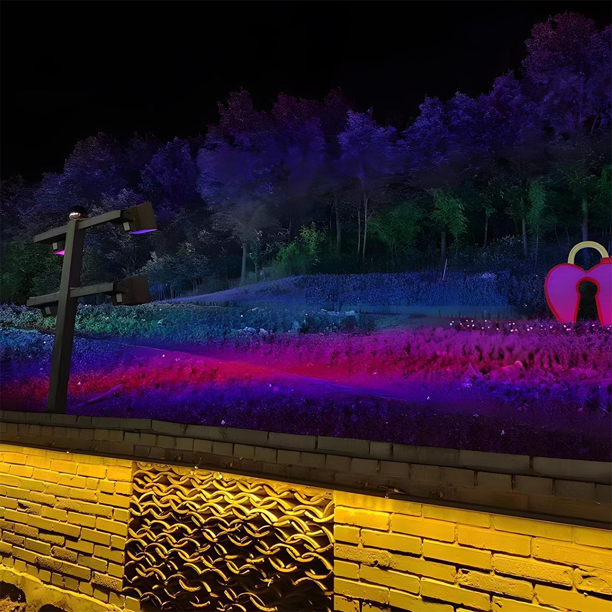Chromara industriële aluminium RGB-landschapsspot