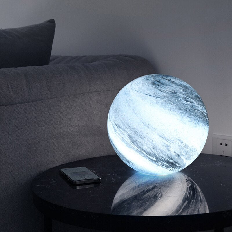 Selenora Celestial glazen maan-tafellamp