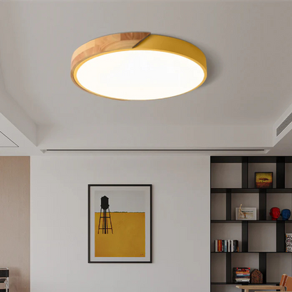Skalvi Scandinavische houten plafondlamp