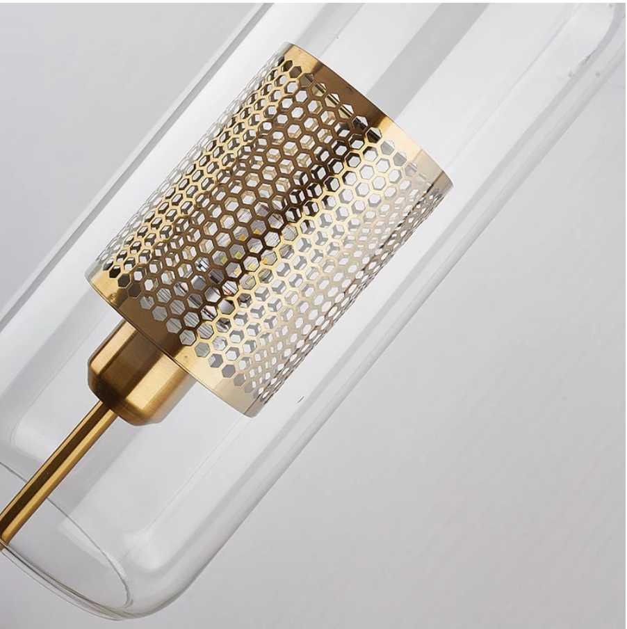 Serenova retro glazen wandlamp