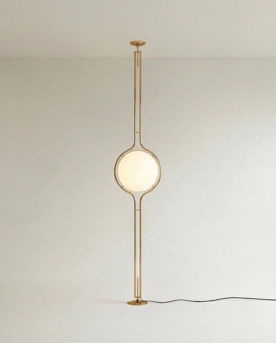 Pelvaro metalen lamp van vloer tot plafond in mid-century-stijl