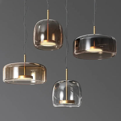 Lumira Nordic hanglamp van getint glas