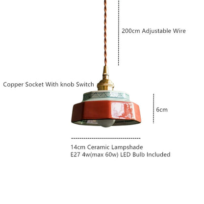 Quendra Scandinavische keramische hanglamp